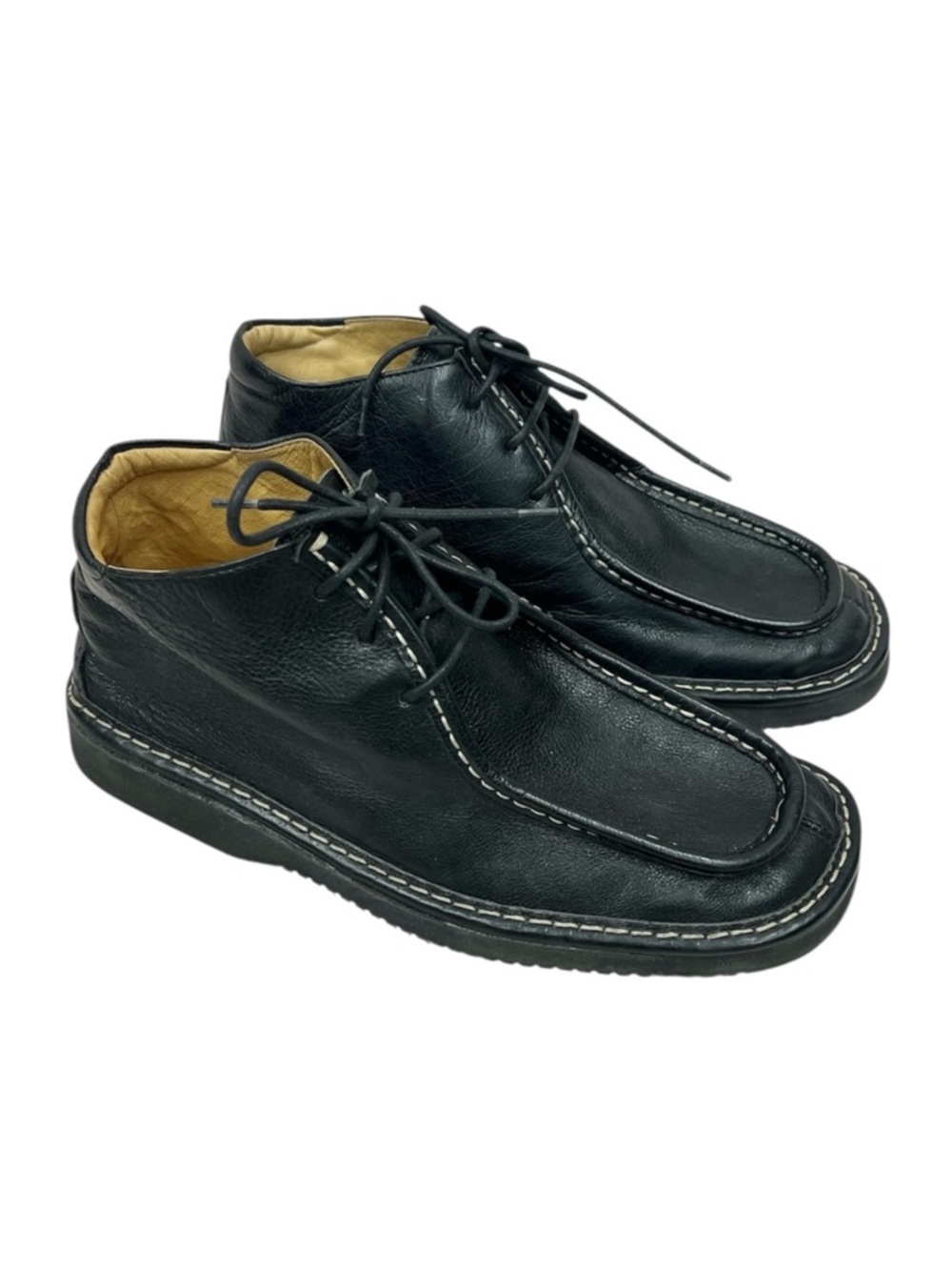 Bacco Bucci Italy Men's Leather Tyrolean Derby Shoes Wallabee Chukka Boots